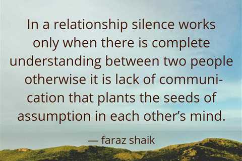 How to Empower Your Relationship by Embracing the Silence in Your Relationship