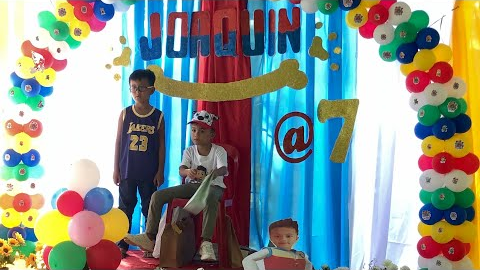 Parlor games @ Xiam Joaquin 7th birthday 🎂