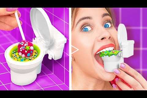 GENIUS PARENTING FOOD HACKS & TRICKS || Good VS Bad Parents! Best Snack Situations by 123 GO!..