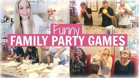 FUNNY FAMILY PARTY GAMES | MINUTE TO WIN IT GAMES | Alex Gladwin