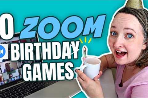 10 Zoom Birthday Party Game Ideas To Play With Friends | Zoom Games for Families and Kids