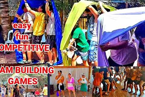 Top 9 TEAM BUILDING GAMES/ SUMMER GAMES/ OUTDOOR GAMES/ easy, competitive and fun.