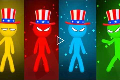 Stickman Party Tournament All Random Funny Minigames 1 2 3 4 Player Games 2022 iOS Gameplay