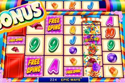 SWEETS - EPIC WAYS - Slot Play Live Bonus!!! SG GAMING on Jackpot Party Casino