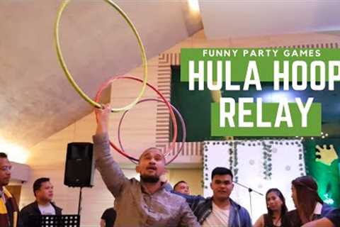 Hula Hoop Relay - Fun and Crazy Adult Party Games - Adult Parlor Game Ideas