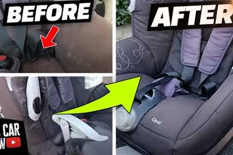 How to Clean Child Car Seats at home using THE SAFE WAY!!! Beginners Guide