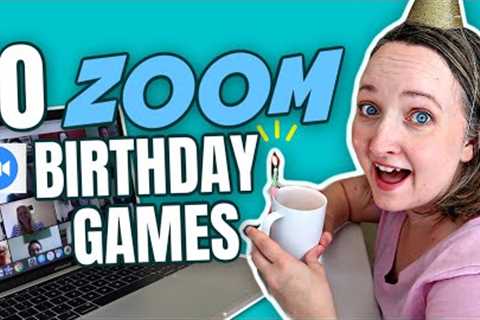 10 Zoom Birthday Party Game Ideas To Play With Friends | Zoom Games for Families and Kids