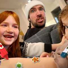 FAMiLY CHECKUP from Doctor Adley!!  Playing our favorite games in REAL LiFE or ROBLOX! Niko sick day