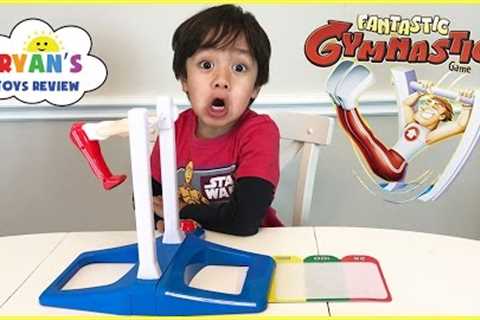 Fantastic Gymnastic Challenge! Family Fun Games for Kids! Egg Surprise Toys Extreme Warhead Candy